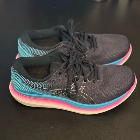 ASICS Women’s Glideride 2 Running Shoes | French Blue/Digital | Size 10 - Picture 2 of 5